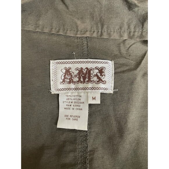 Ami Army Green Jacket Cargo Women M Green Utility Feminine - Picture 7 of 11